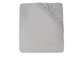 Jollein fitted sheet Jersey 60x120cm | Soft Grey/Storm Grey 2-Pack