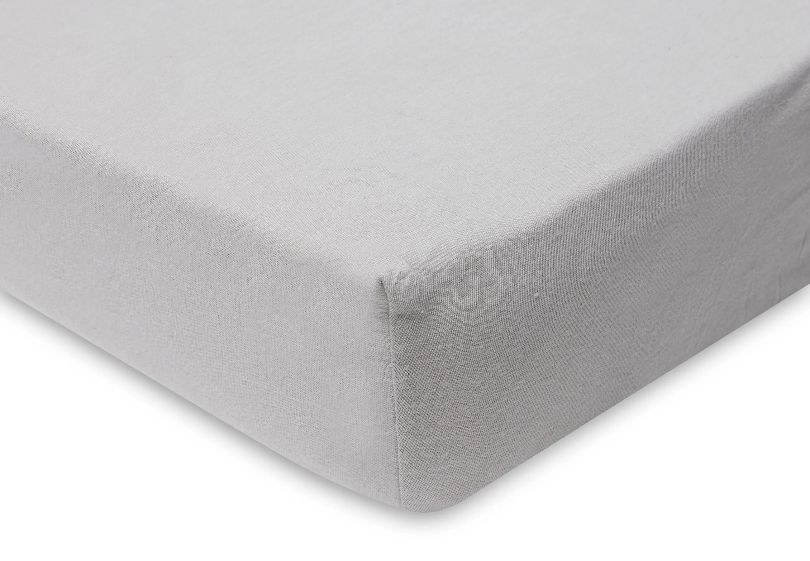 Jollein fitted sheet Jersey 60x120cm | Soft Grey/Storm Grey 2-Pack