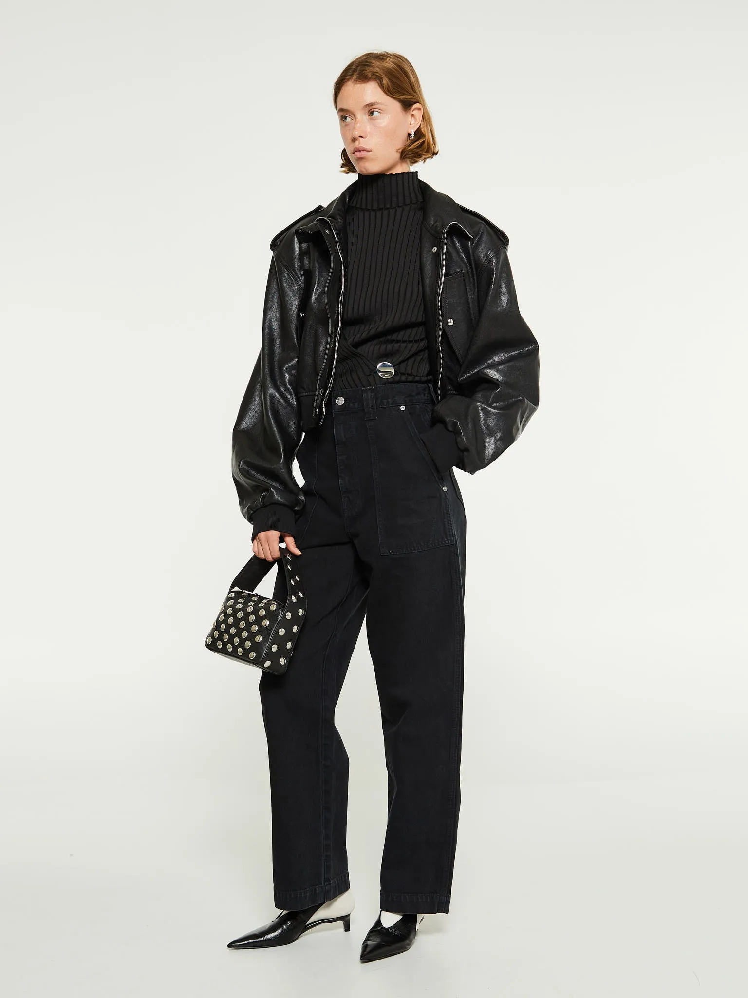 Kember Leather Jacket in Black