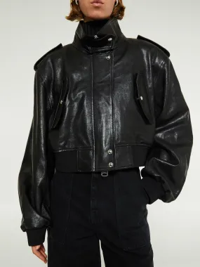 Kember Leather Jacket in Black