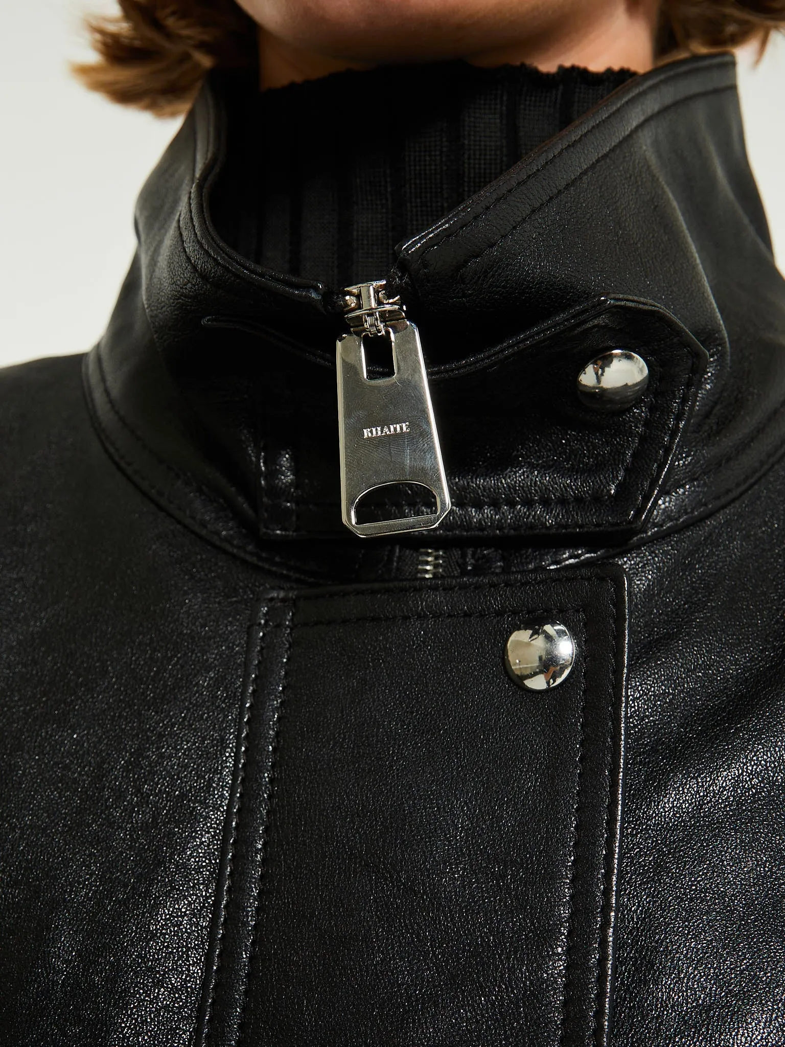 Kember Leather Jacket in Black