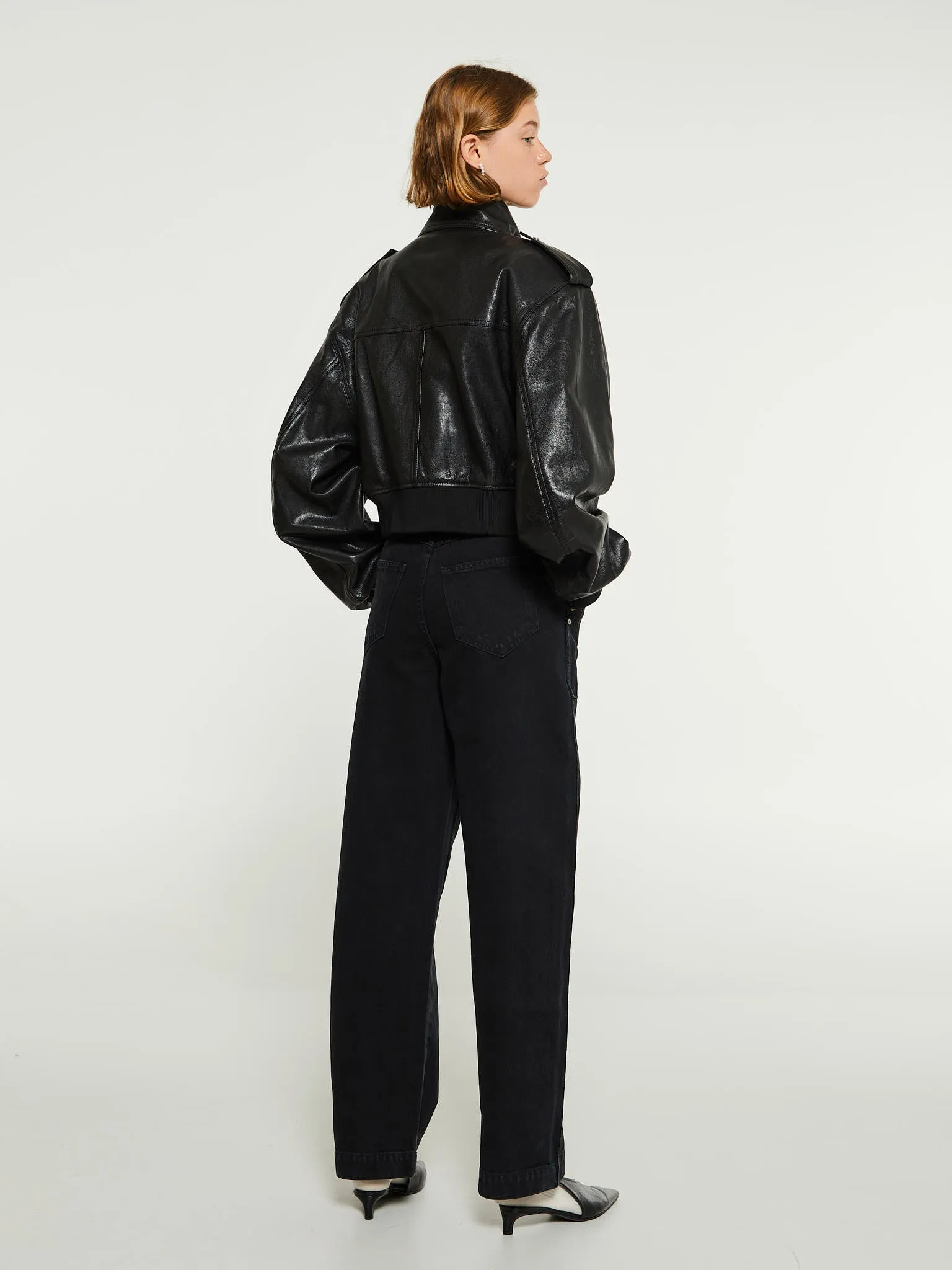 Kember Leather Jacket in Black
