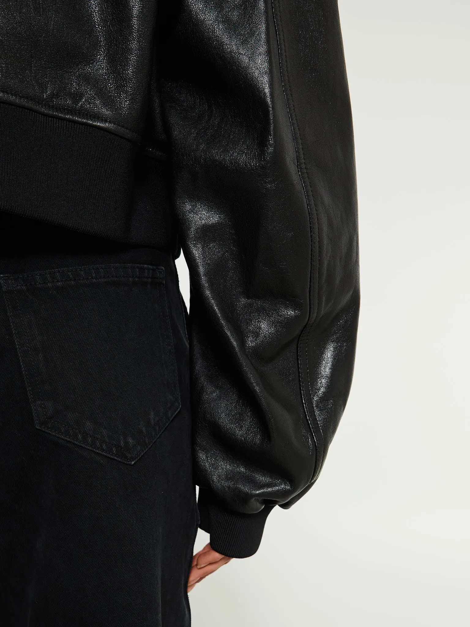 Kember Leather Jacket in Black