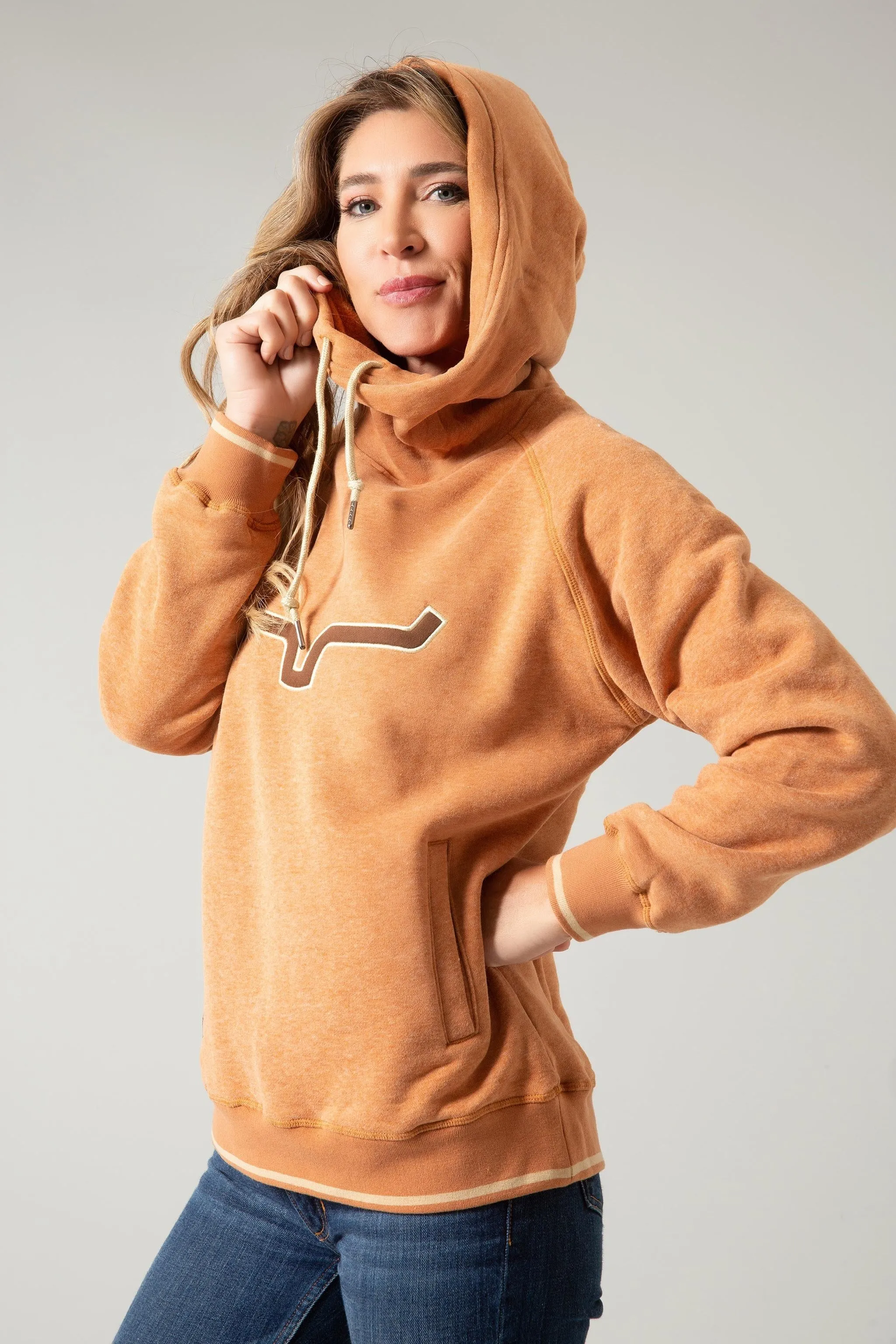 Kimes Ranch Women's Two Scoops Hoodie In Rusty Heather