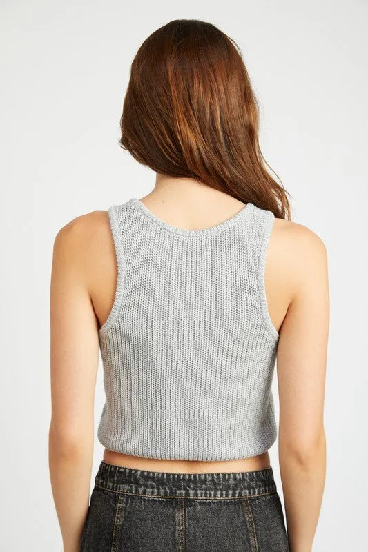 Knit Racer Back Tank