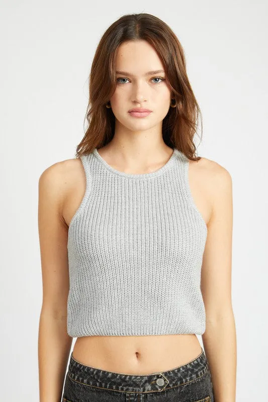 Knit Racer Back Tank
