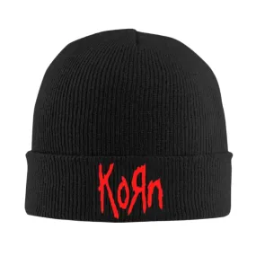 Korn Knitted Beanie by Gothic Outlaws: Heavy, Raw, and Cozy AF 🤘🖤