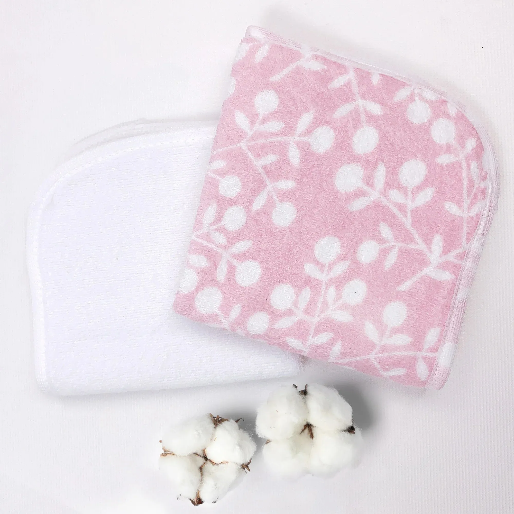 Kushies Ultra Soft Premium quality Baby Washcloths/Towels, 6 Pack, Pink