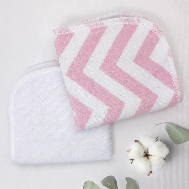 Kushies Ultra Soft Premium quality Baby Washcloths/Towels, 6 Pack, Pink