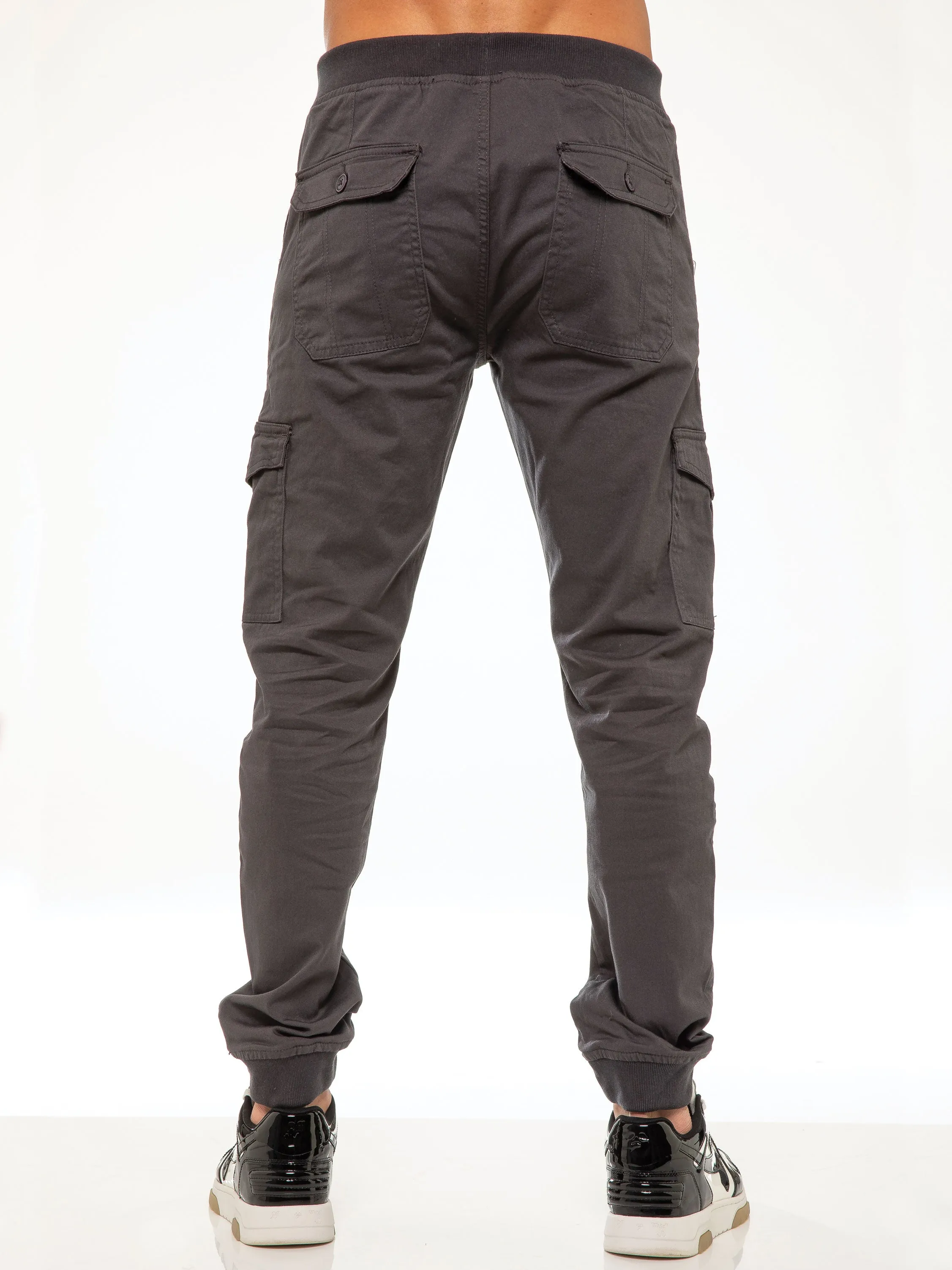 Kyle Stretch Cargo Pants - Grey