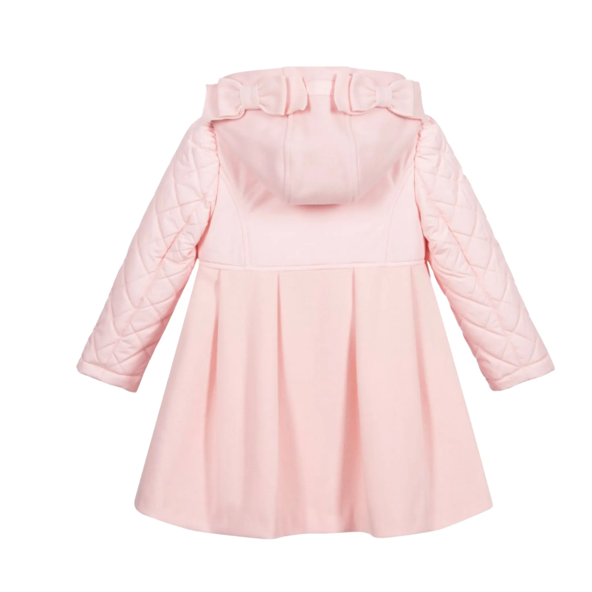 Lapin House Pink Hooded Wool Coat