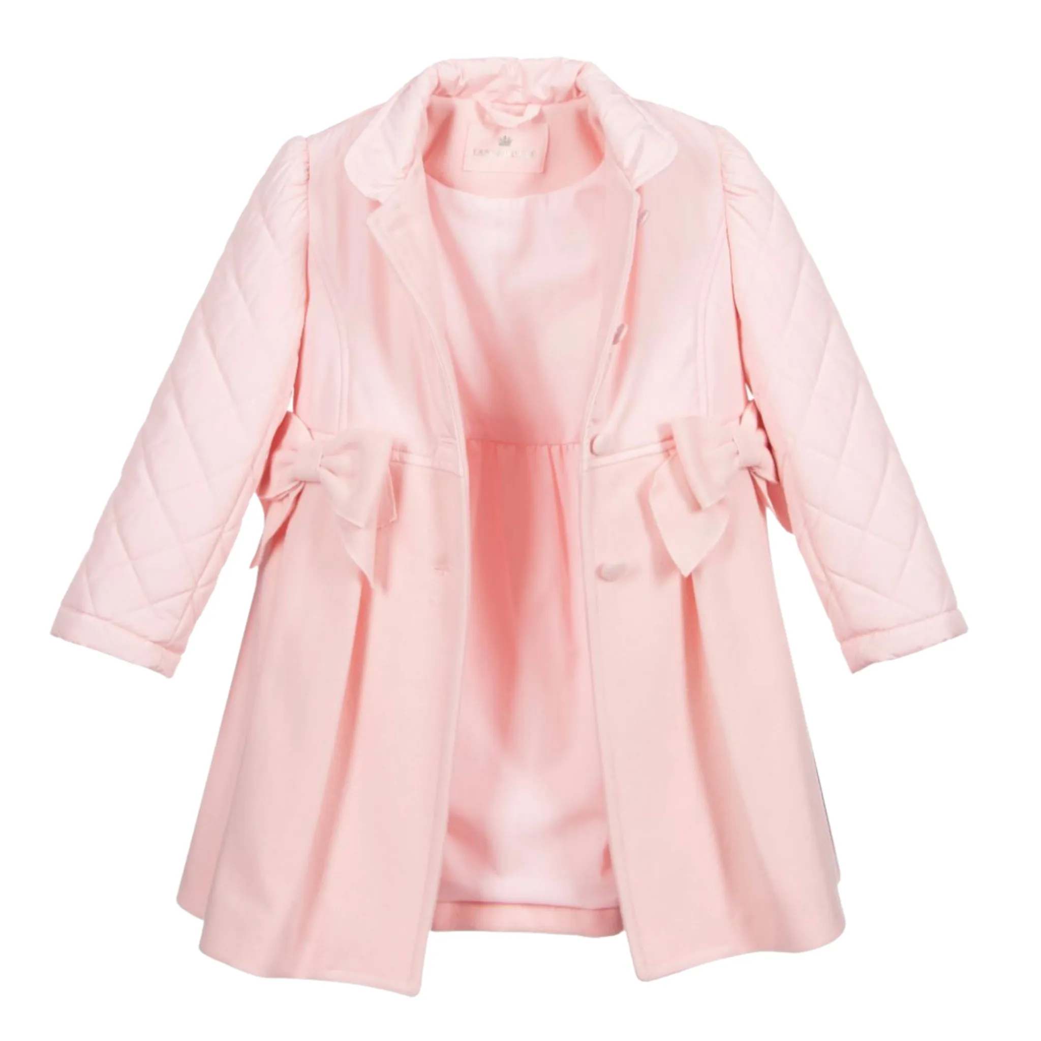Lapin House Pink Hooded Wool Coat