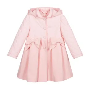 Lapin House Pink Hooded Wool Coat