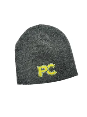 League Non Cuff Knit Beanie-Grey