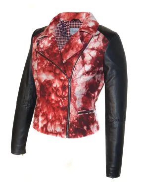 Leather Motorcycle Biker Women Jacket