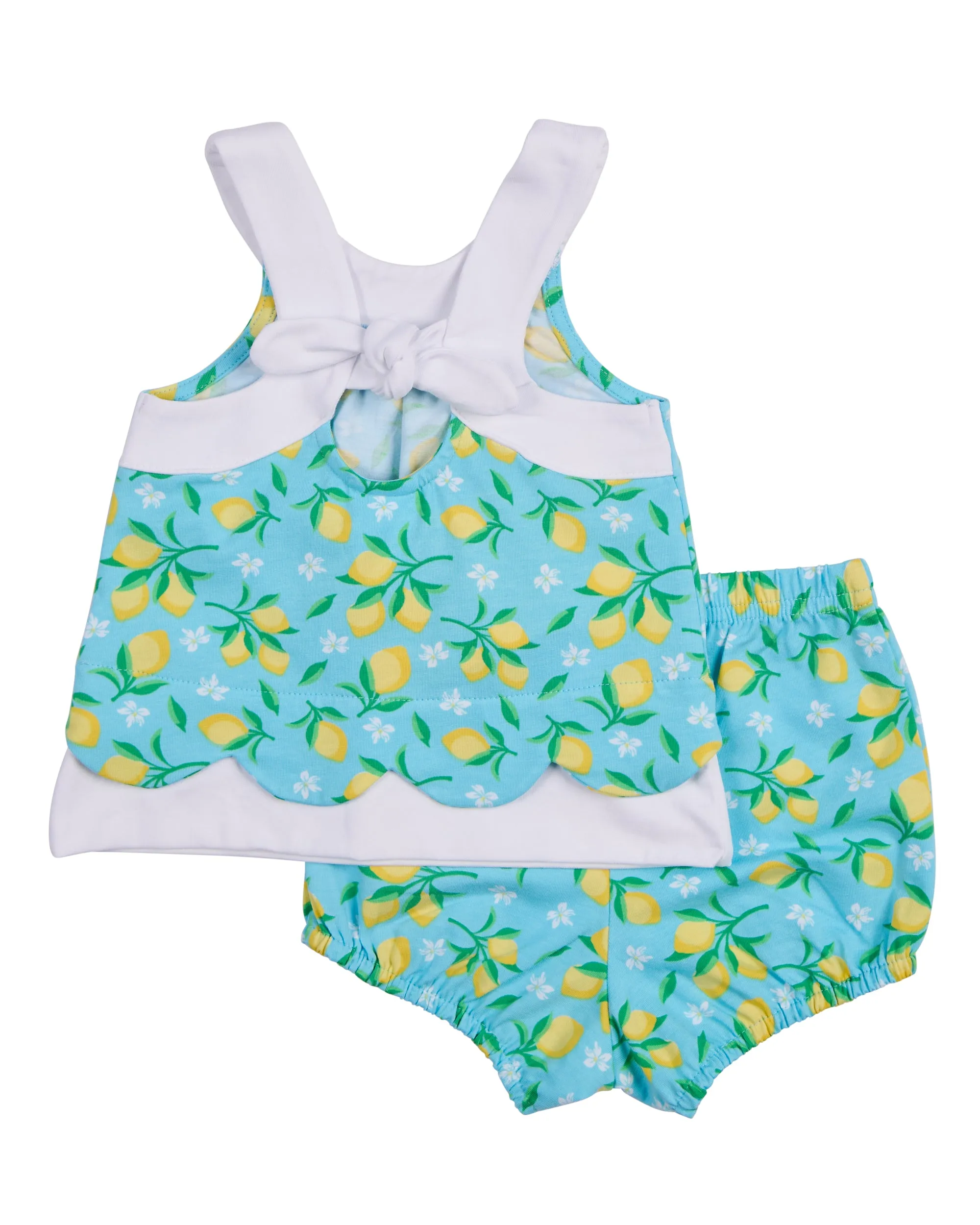 Lemon Print Dress and Bloomer
