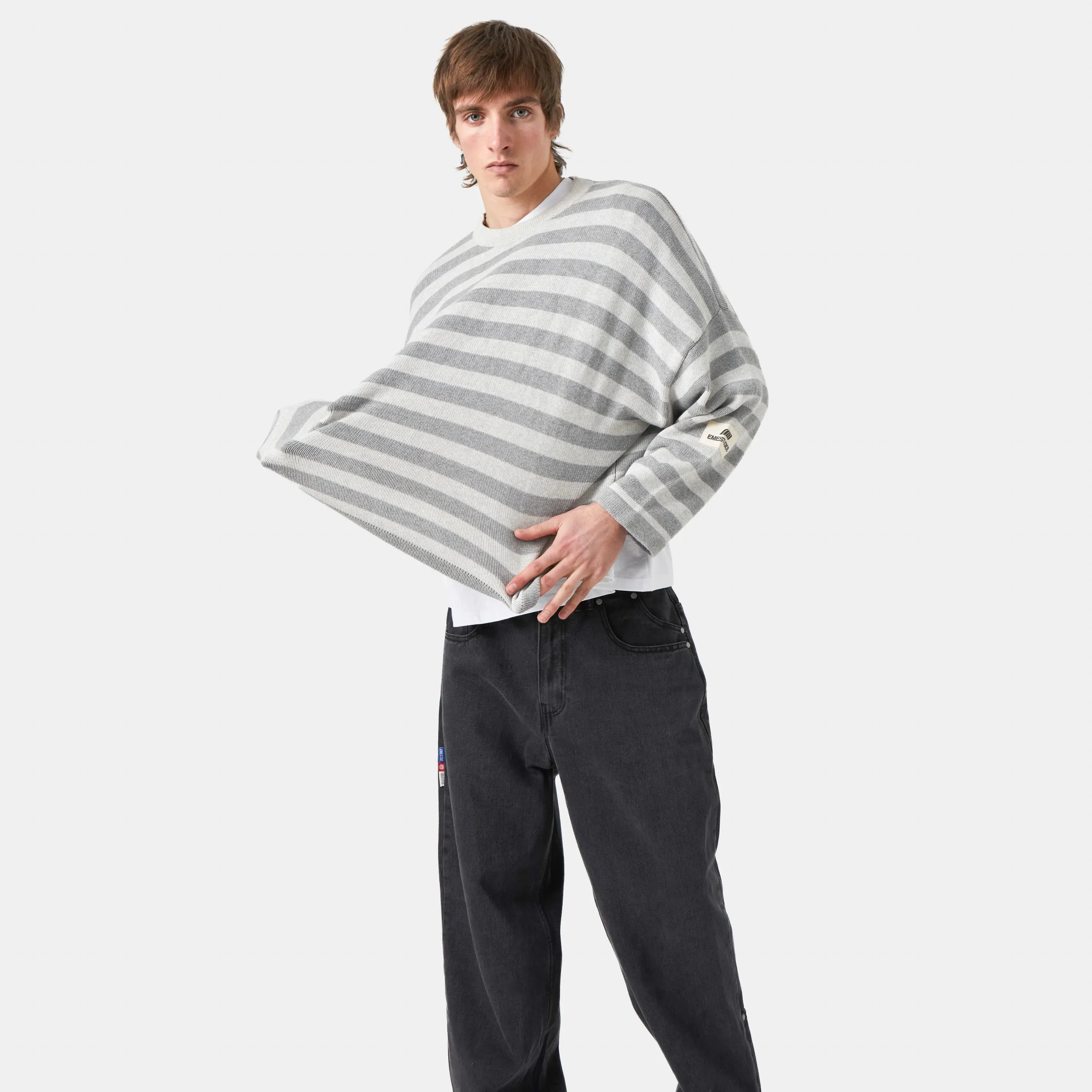 Lié Grey Oversized Knit