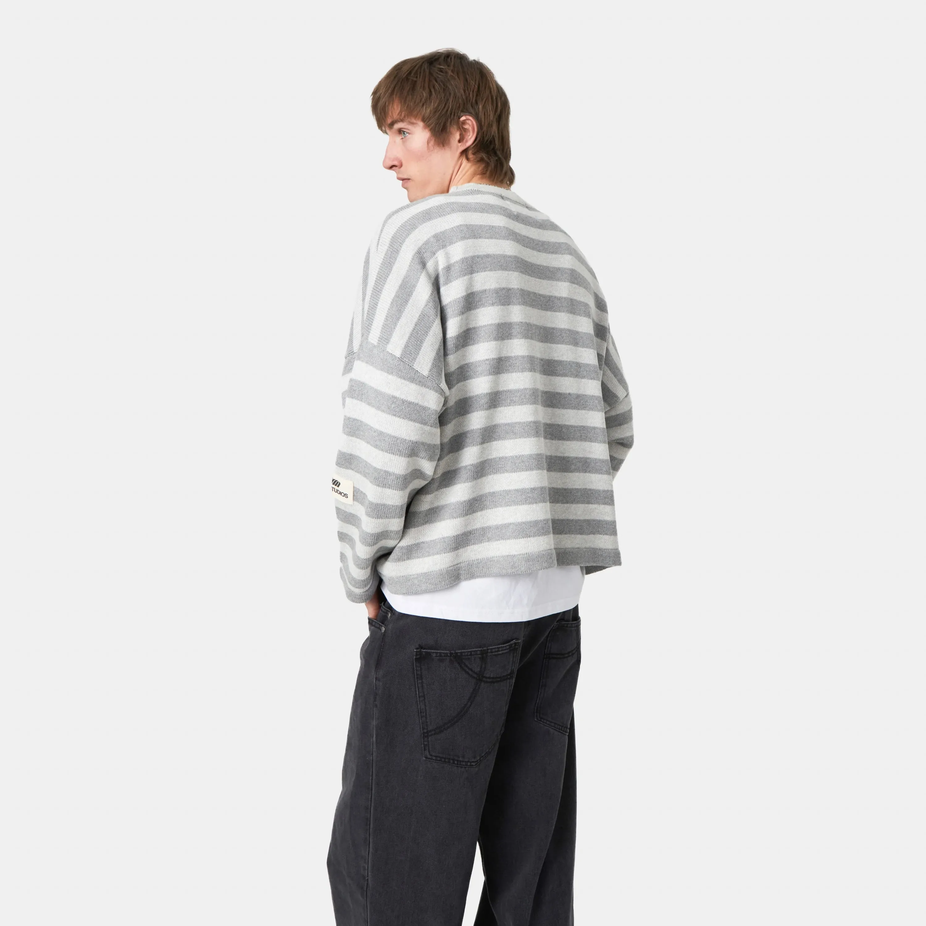 Lié Grey Oversized Knit