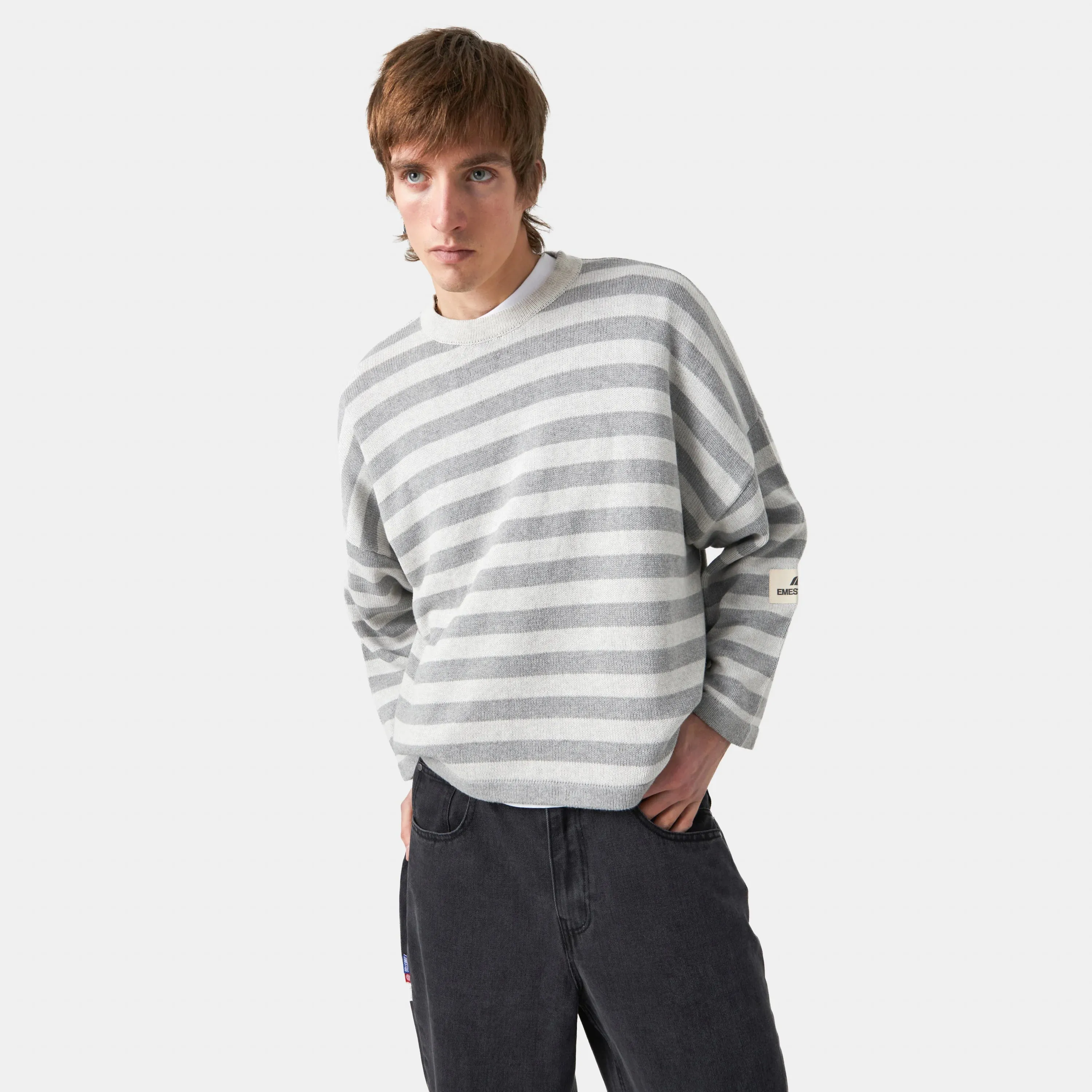 Lié Grey Oversized Knit