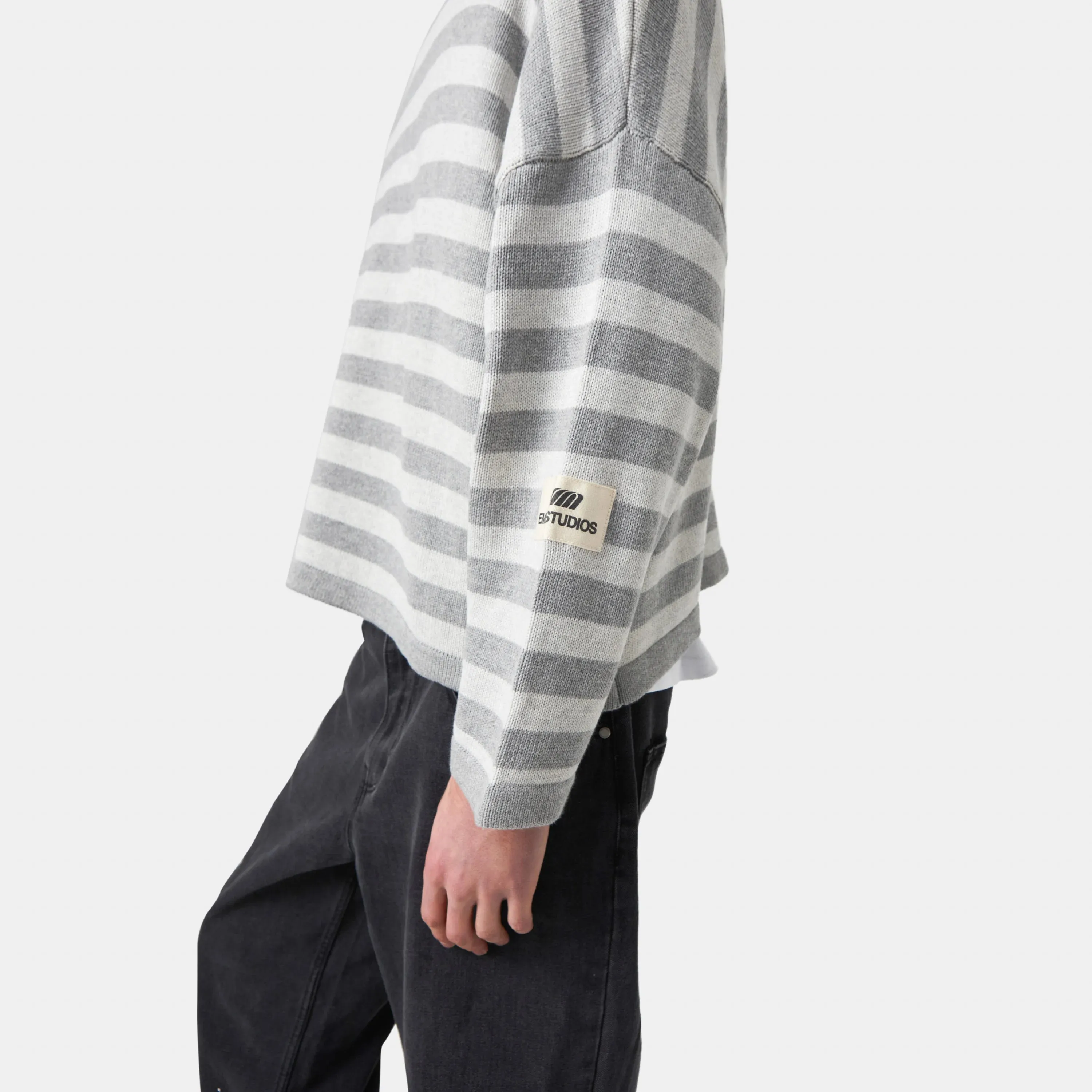 Lié Grey Oversized Knit