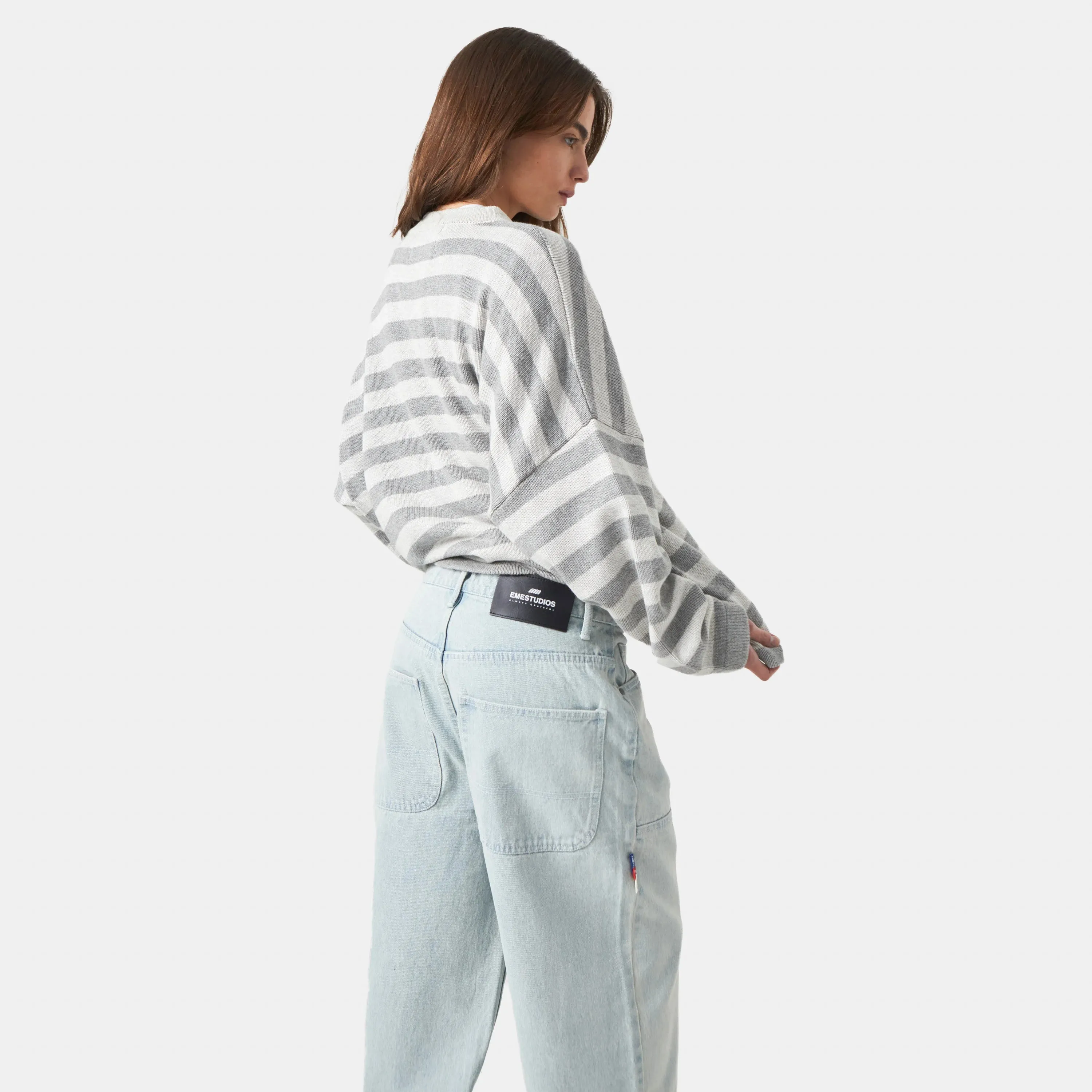 Lié Grey Oversized Knit