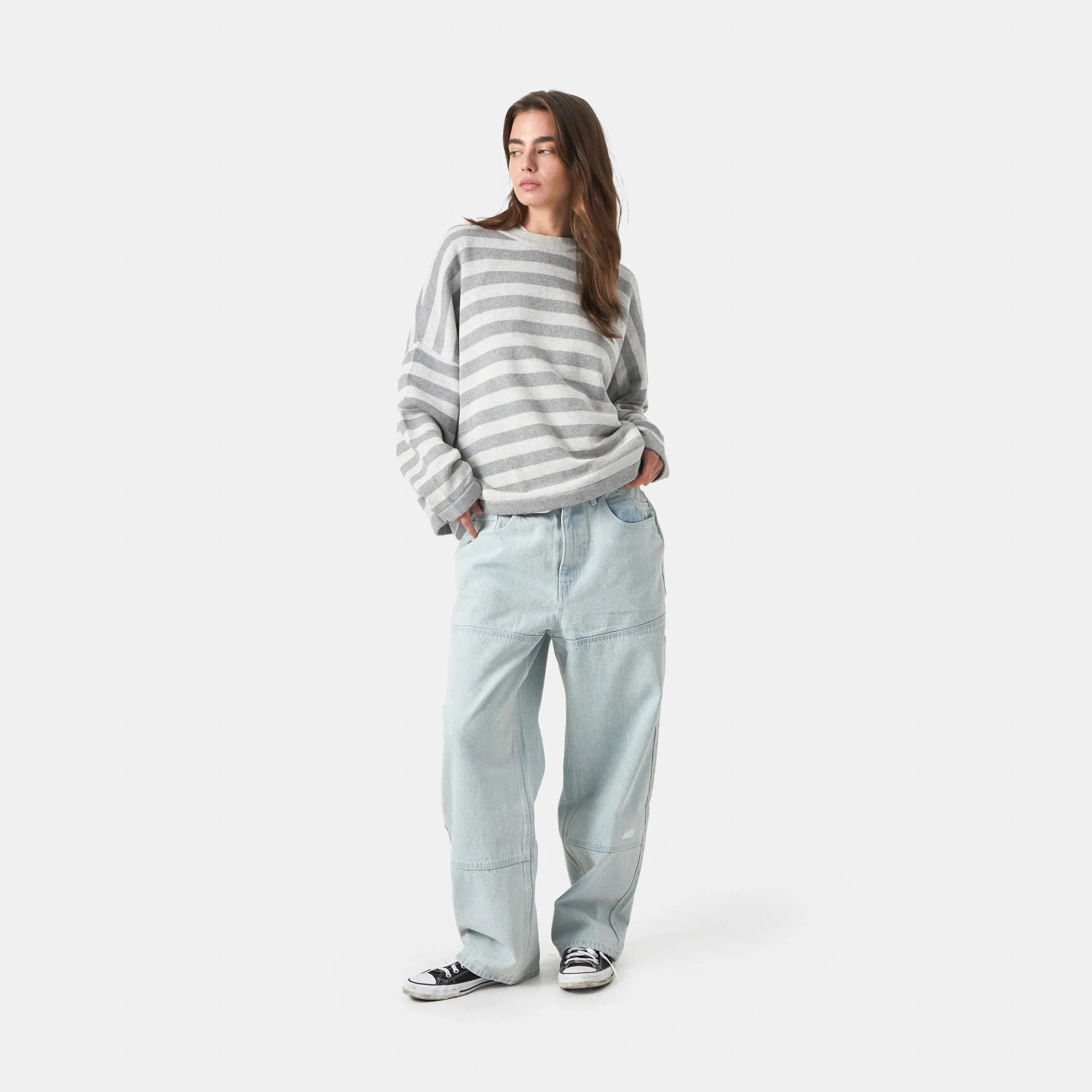 Lié Grey Oversized Knit