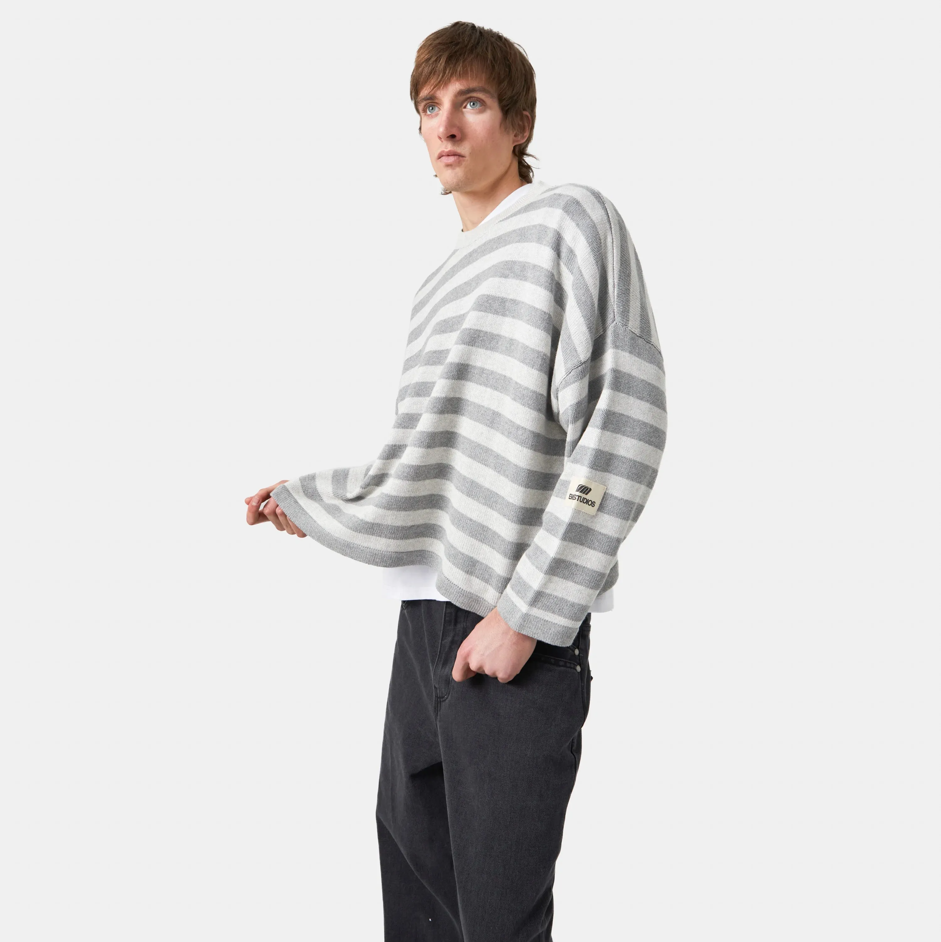 Lié Grey Oversized Knit