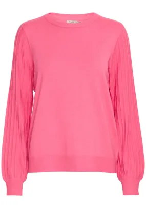 Long Sleeve Knit Pullover - Rapture Rose