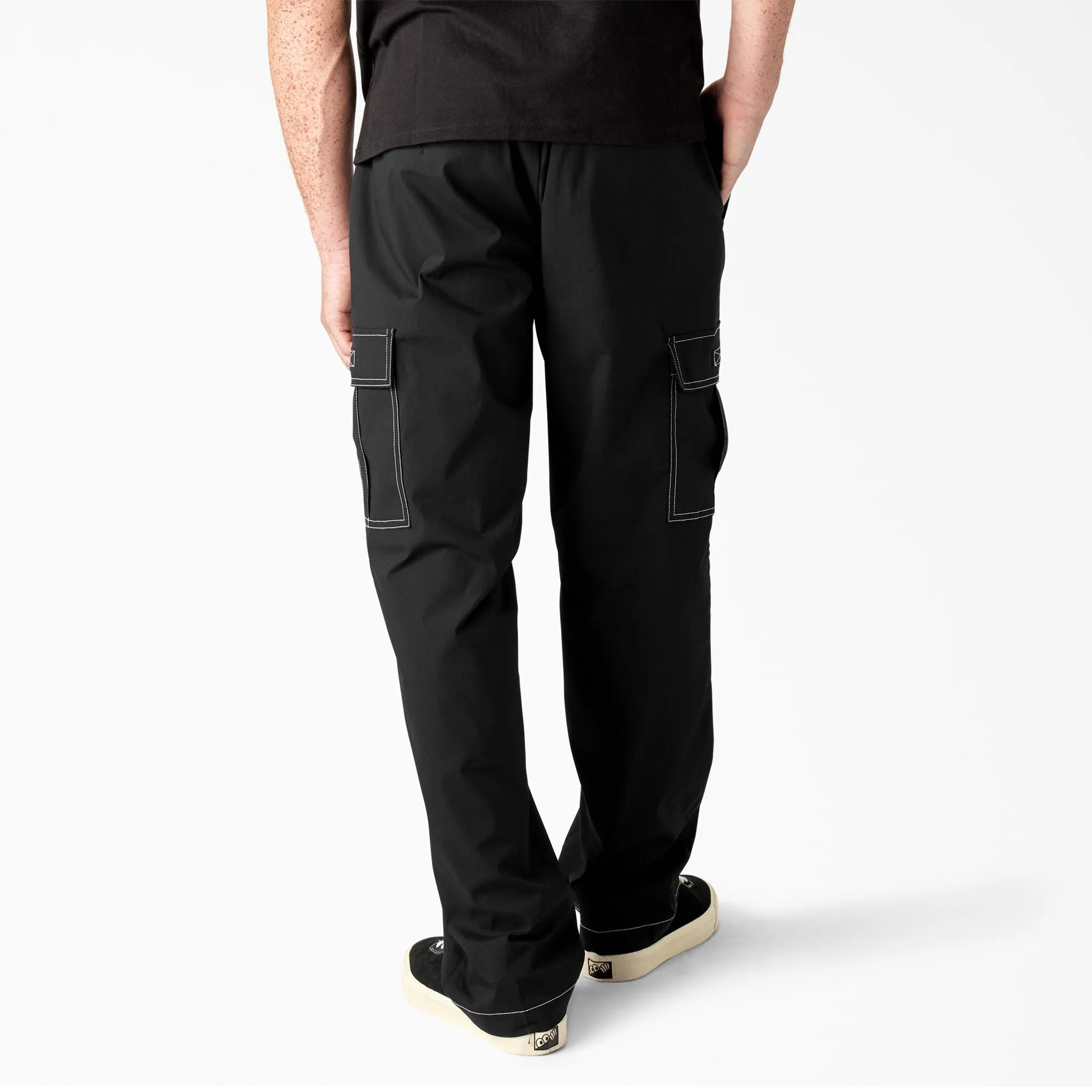 Loose Fit Cargo Pant - Black