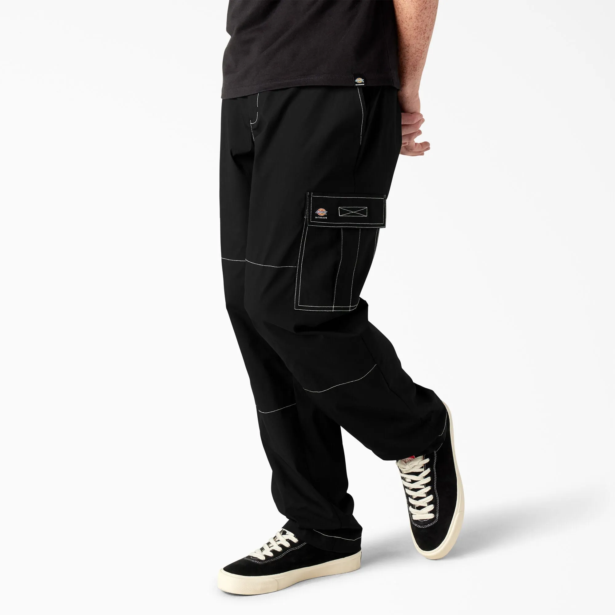 Loose Fit Cargo Pant - Black
