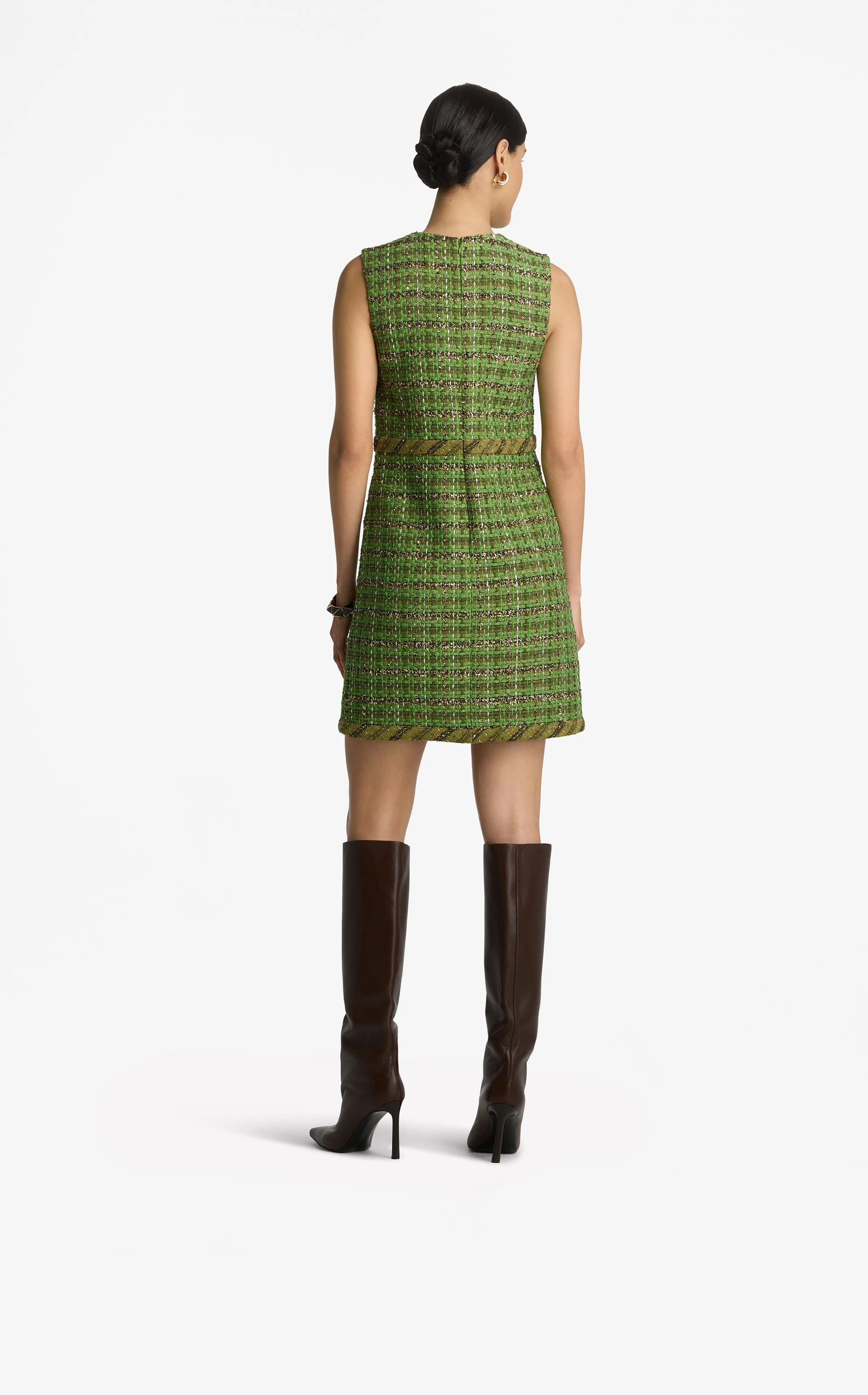 Lurex Eyelash Tweed Dress