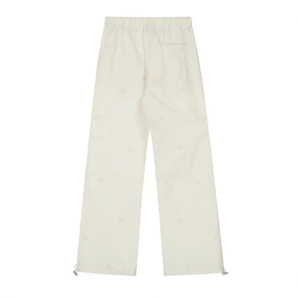 Men's And Women's Embroidered Butterfly Casual Trousers