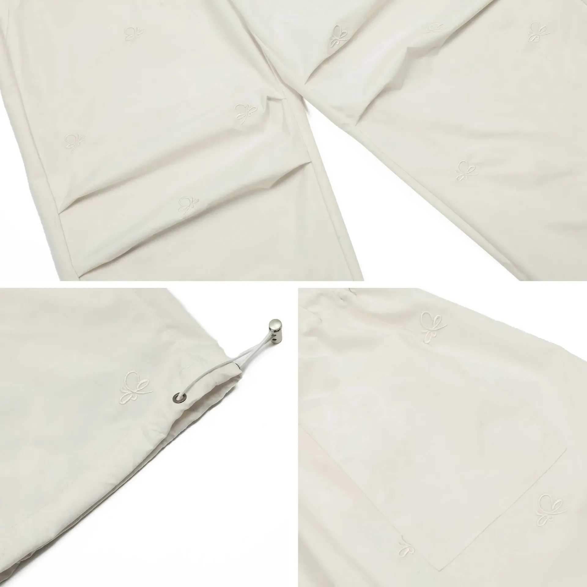 Men's And Women's Embroidered Butterfly Casual Trousers