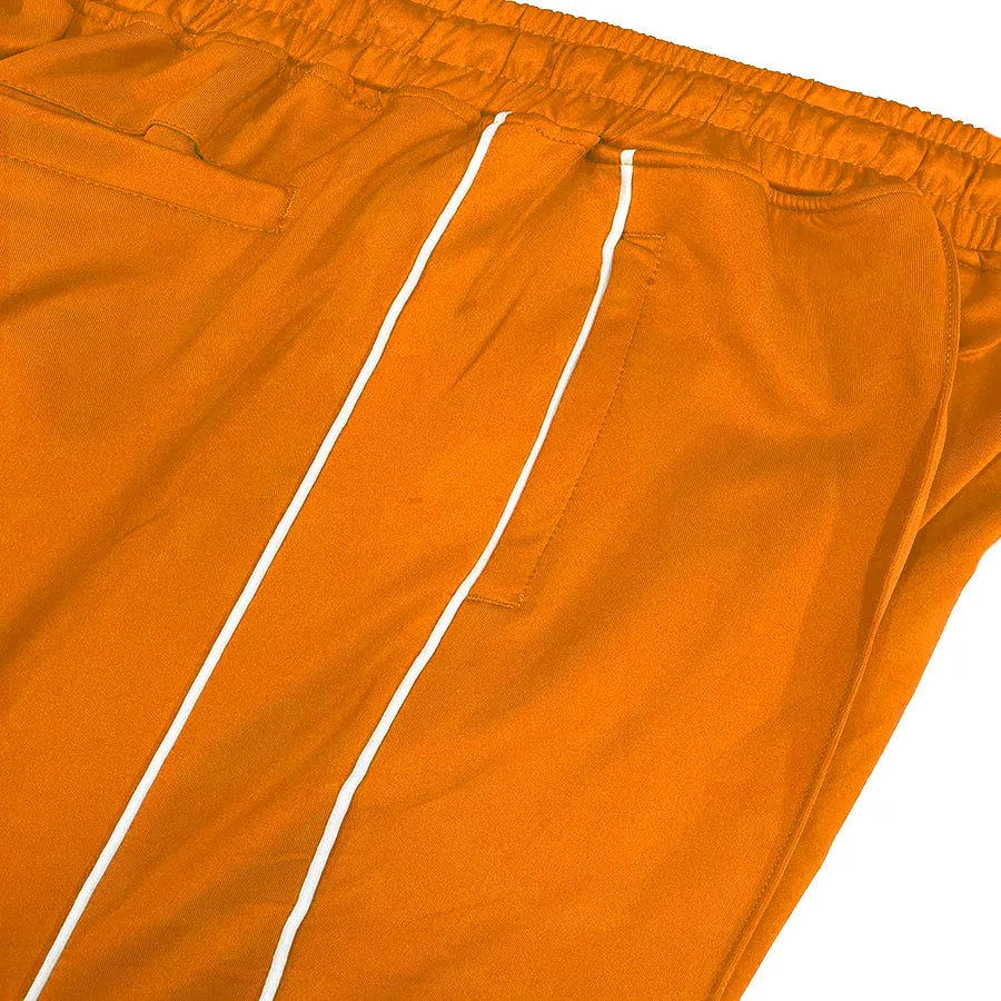 Mens Side Pipe Stacked Flare Pants