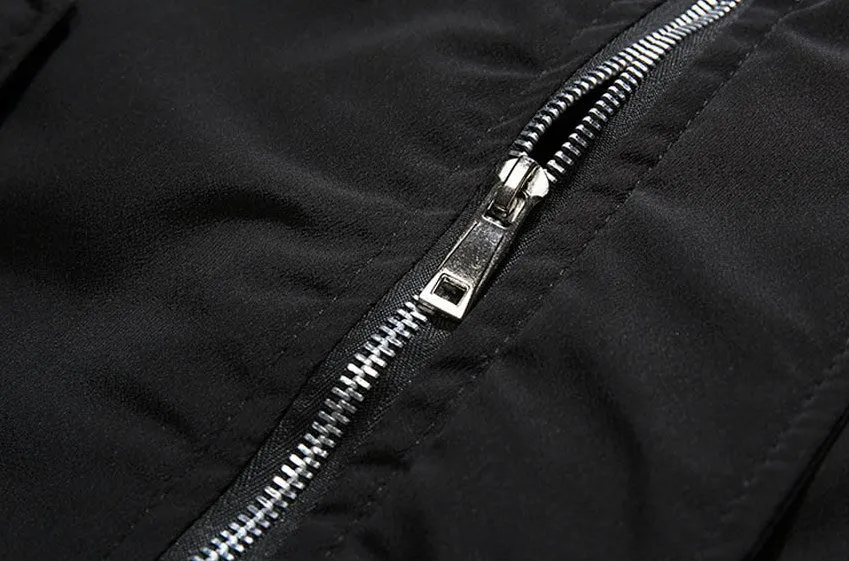 Men's Winter Casual Warm Thick Hooded Long Parka