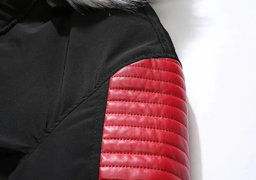 Men's Winter Casual Warm Thick Hooded Long Parka
