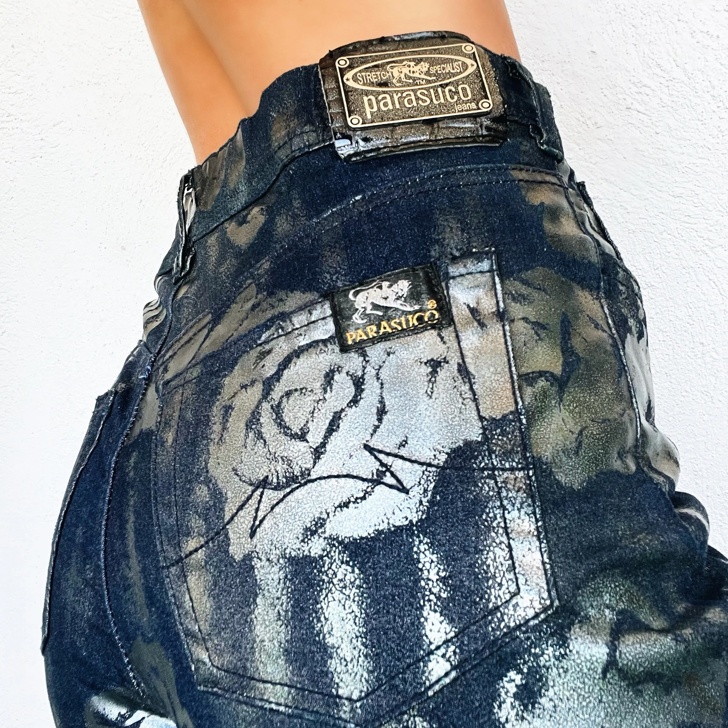 Metallic Parasuco Jeans