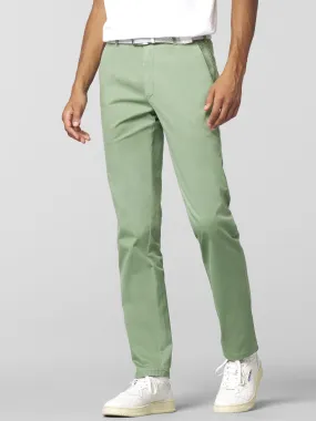 MEYER New York Trousers - 5054 Summer Stretch Twill Chinos - Sage