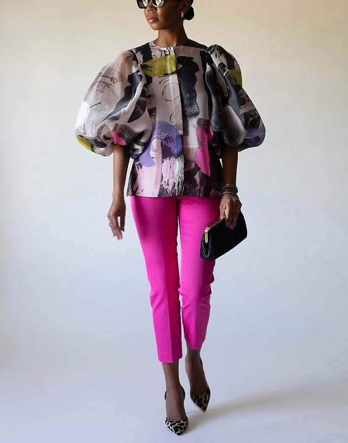 Mimi Exaggerated Sleeve Jacket