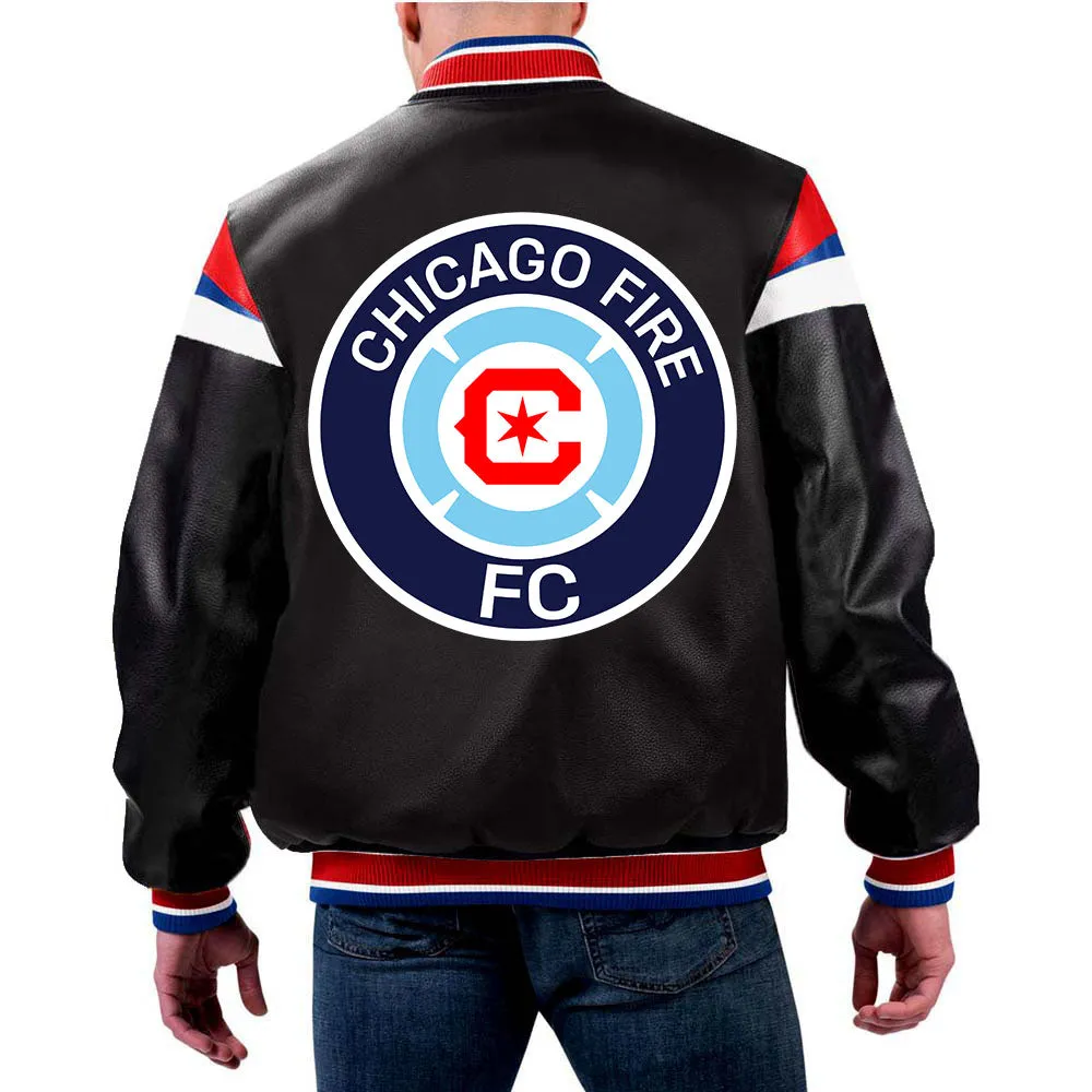 MLS Chicago Fire FC Leather Jacket