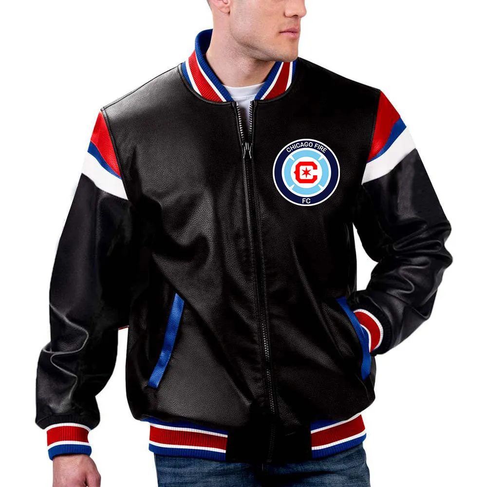 MLS Chicago Fire FC Leather Jacket