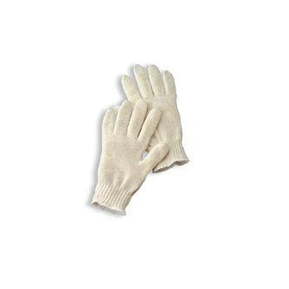 Natural White String Knit Gloves
