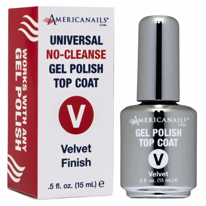 No-Cleanse Gel Polish Top Coat | Velvet Finish
