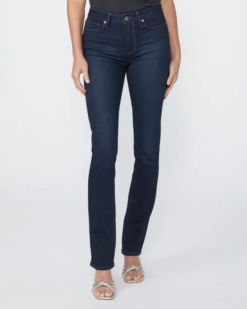 PAIGE Hoxton Straight 34"High Rise Straight Leg - Mona
