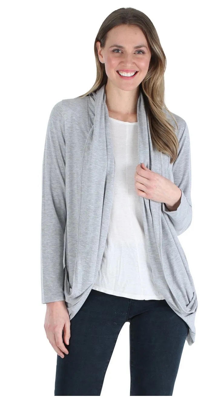 PajamaMania Women's Lightweight Knit Slouch Cardigan Wrap Pajama