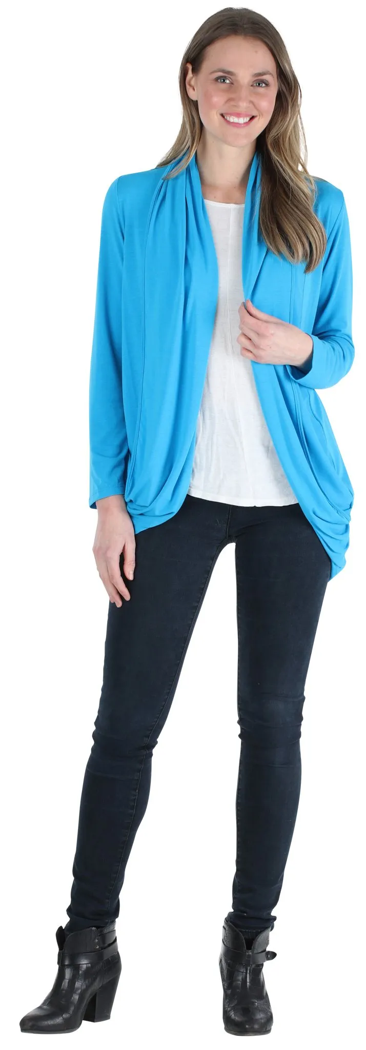 PajamaMania Women's Lightweight Knit Slouch Cardigan Wrap Pajama