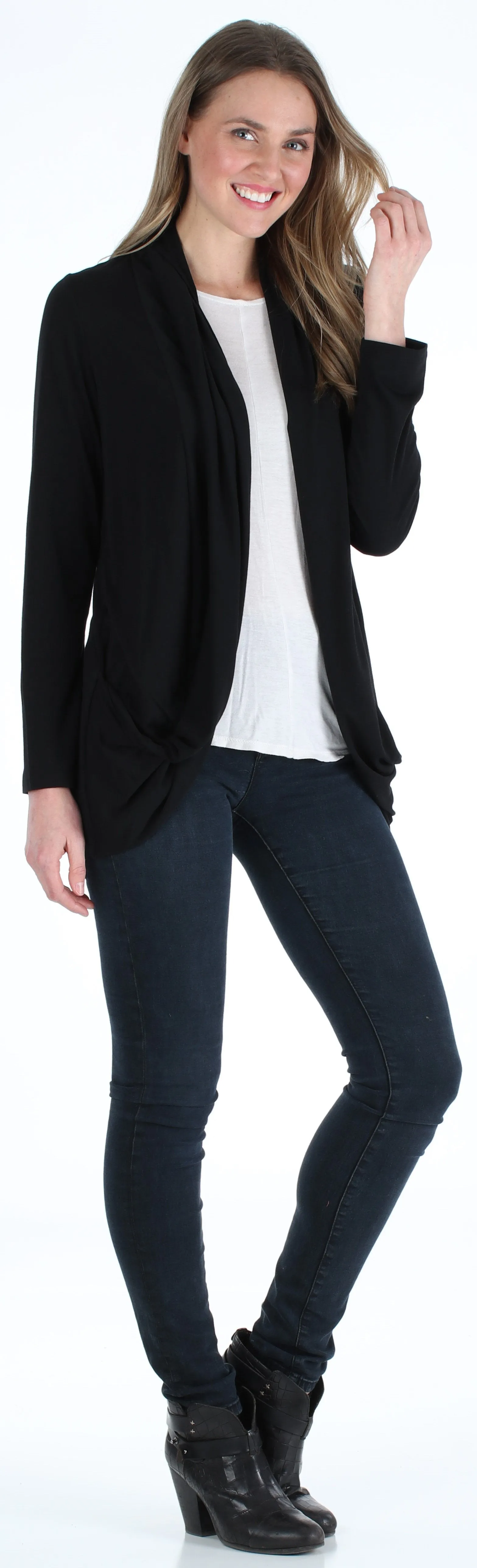 PajamaMania Women's Lightweight Knit Slouch Cardigan Wrap Pajama
