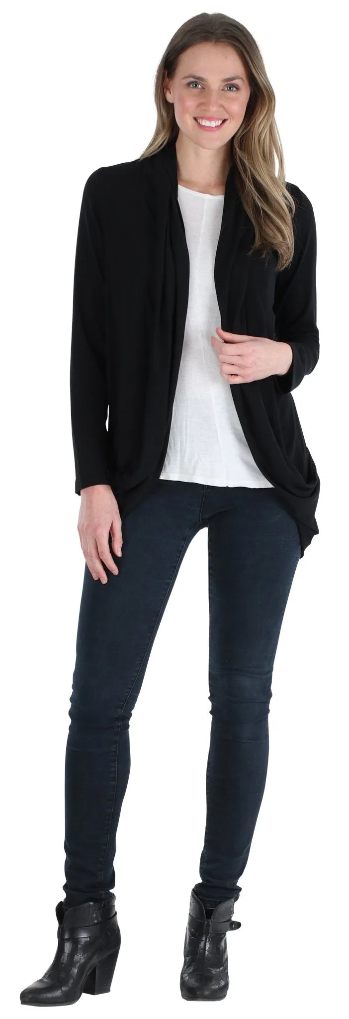 PajamaMania Women's Lightweight Knit Slouch Cardigan Wrap Pajama