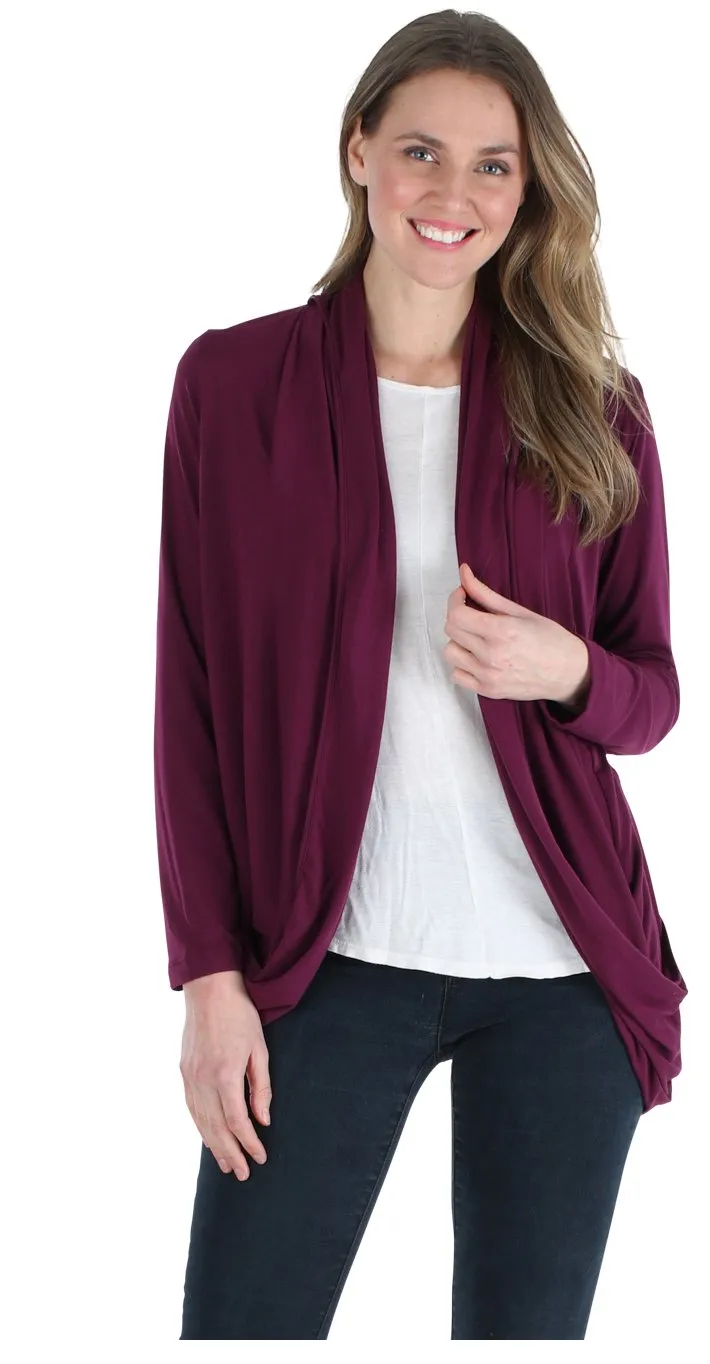 PajamaMania Women's Lightweight Knit Slouch Cardigan Wrap Pajama