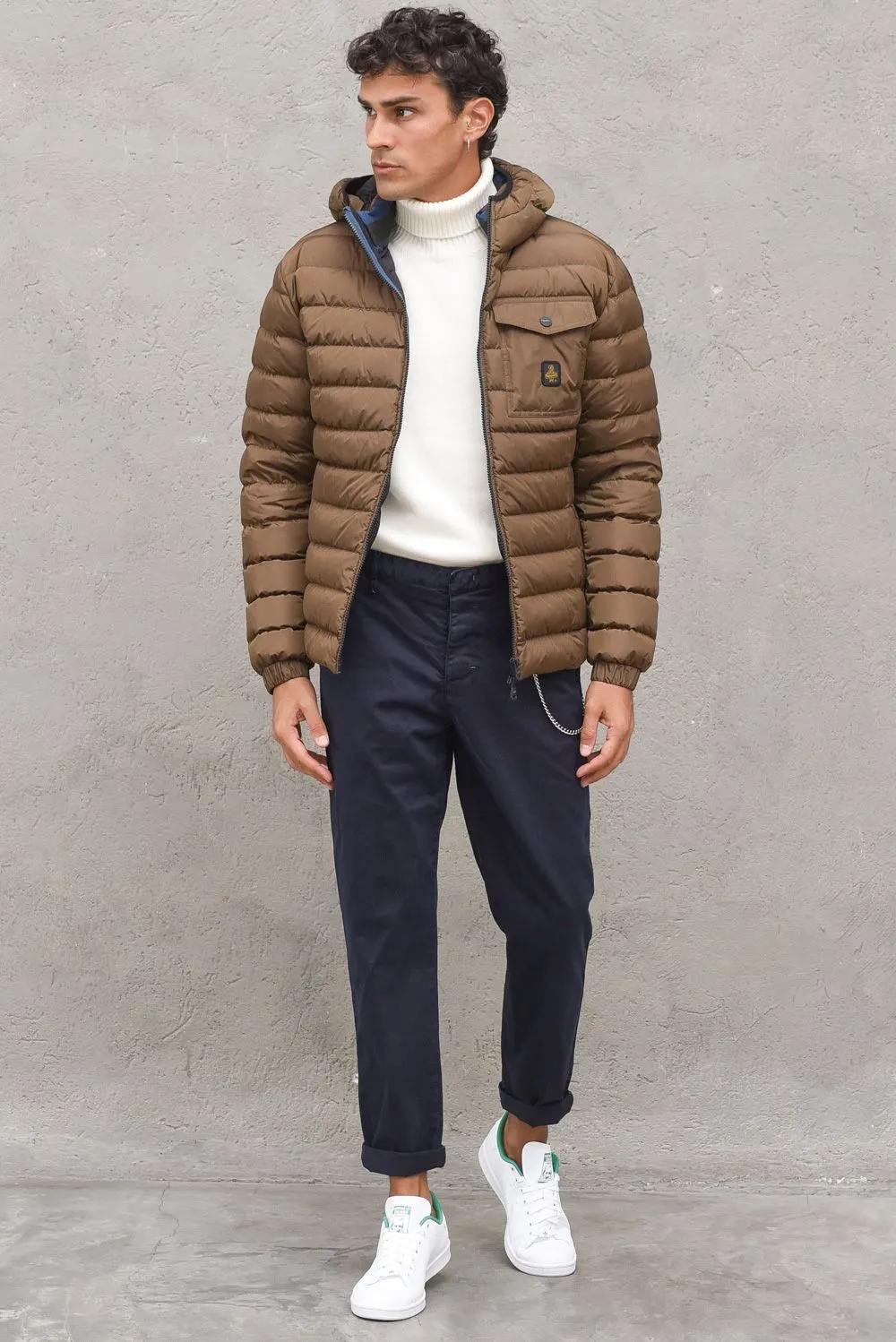 Pantalone Chinos Slim-Blu